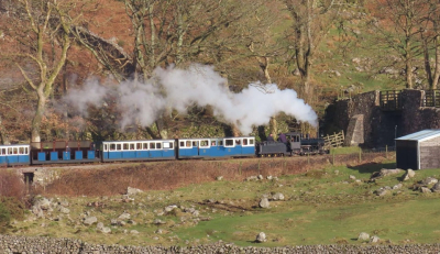 No.24 running in at Ravenglass