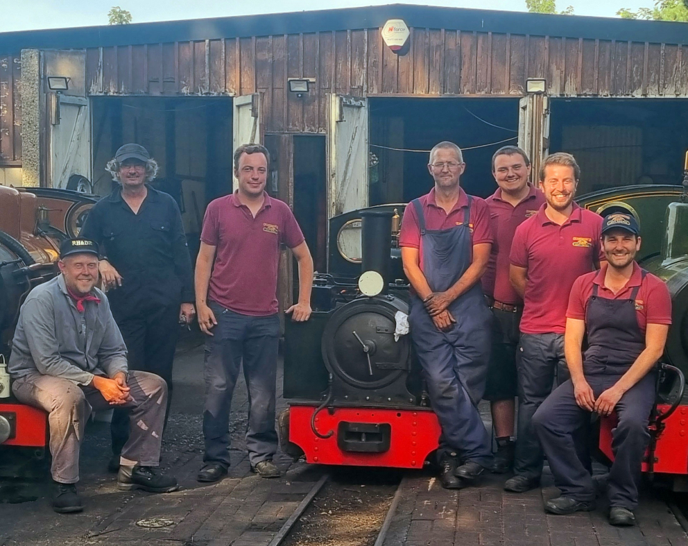 Team at Cleethorpes Railway