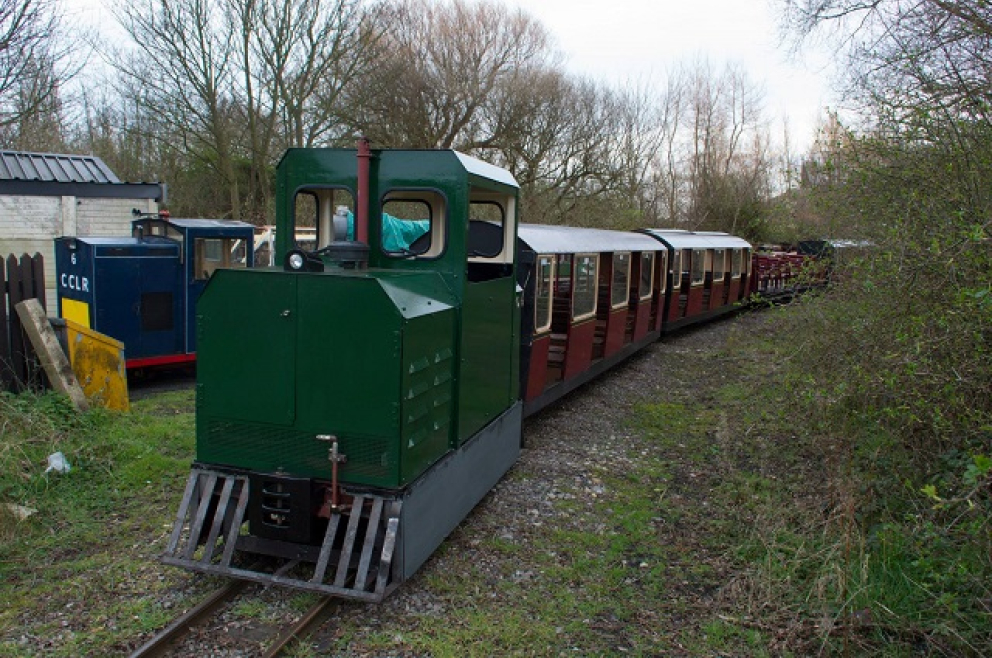 Locomotive at Cleethorpes Coast Light Railway