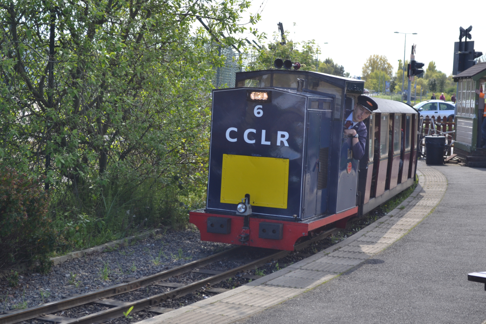 Locomotive at Cleethorpes Coast Light Railway