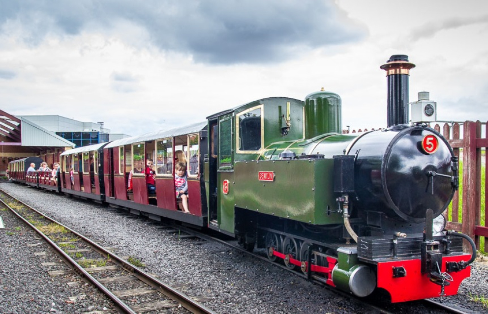 Locomotive at Cleethorpes Coast Light Railway